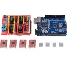 UNO R3 + CNC Shield V3 Expansion Board + 4pcs DRV8825 Stepper Motor Driver [78107]